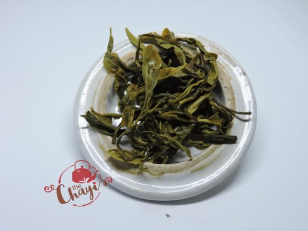 the chayi Assam Green tea leaves after