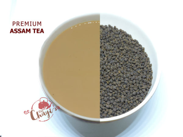 the chayi Premium Assam CTC Tea and cup 2